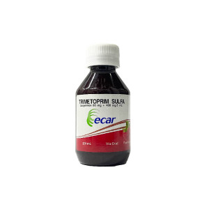 TRIMETOPRIM SULFA 80 MG/400MG SUSPENSION FRASCO X 120 ML